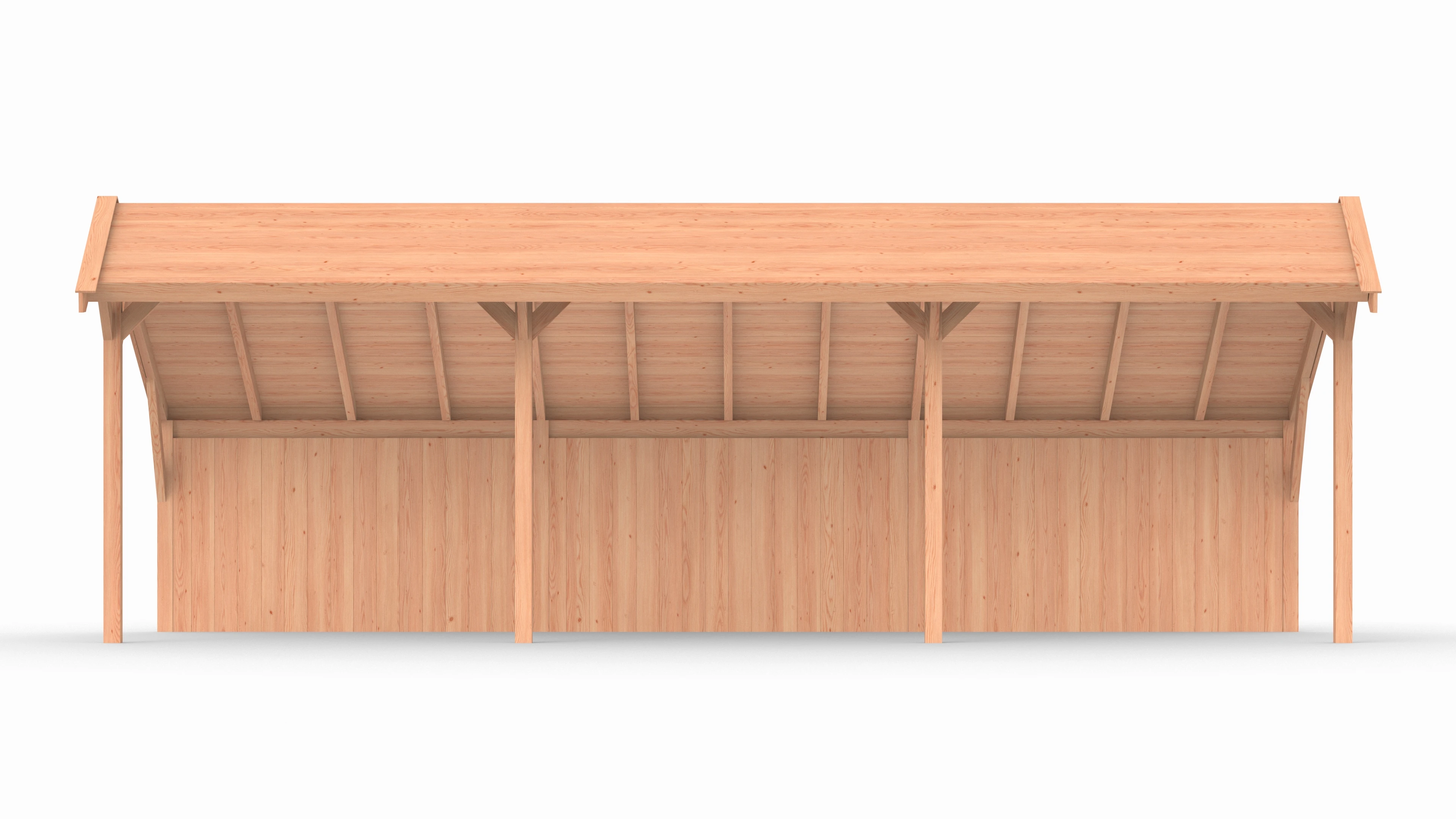 Douglas kapschuur, 900 x 300, met achterwand, Westwood Comfort - Afbeelding 5